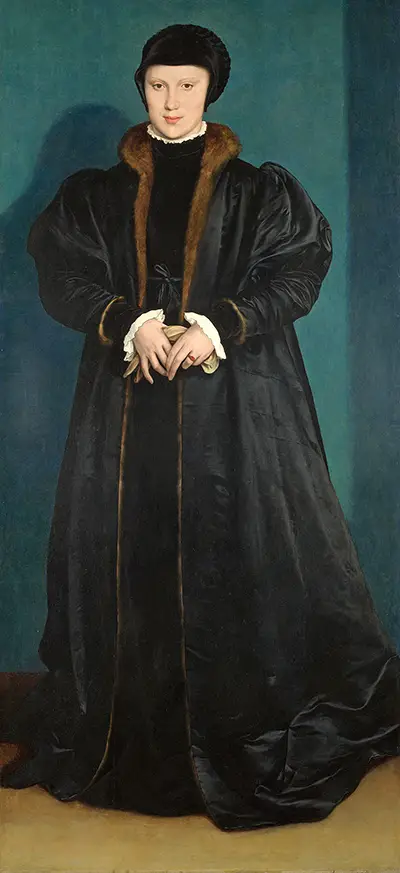 Portrait of Christina of Denmark Hans Holbein